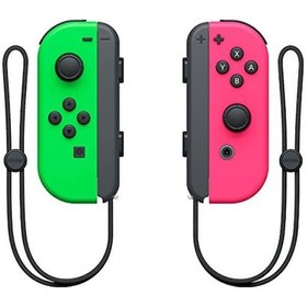 Resim Nintendo Switch Joy-Con İkili Yeşil/Pembe 