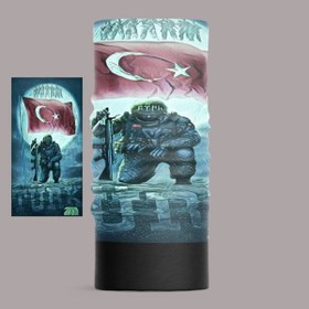 Resim Buffalo Türk Askeri Tasarımlı Motorcu Çok Amaçlı Outdoor Boyunluk Unisex Polar Bandana 