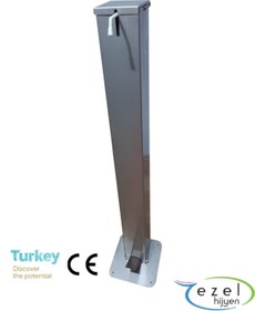 Resim EZEL HİJYEN Ayaklı Ve Pedallı Dezenfektan Dispanseri 1lt 