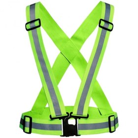 Resim MOONS COSMETIC Yüksek Görünümlü Reflektörlü Pratik Şerit Ikaz Yeleği Düz 