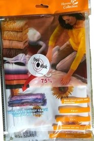 Resim Vakumlu Hurç Poşet Saklama Torbası Elbise Hurcu (50X60) 
