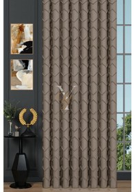 Resim Jakar Kesme Fon Perde Ezgi V-6003 Vizon Vizon 