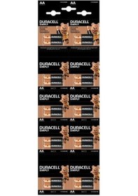 Resim Duracell Aa Kalem Pil 20 Adet 