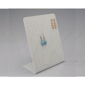 Resim KRCDİJİTAL Pleksi Beyaz Küpe Standı 