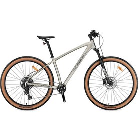 Resim Kron Xc150 Pro 27,5 Jant 15k 9 Vites H.disk Dağ Bisikleti Mat Bej Gri Gri 