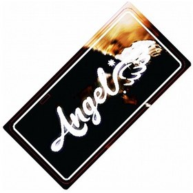 Resim Angel Yazılı Sök-tak-pratik Vantuzlu Yeni Nesil Dekor Plaka 