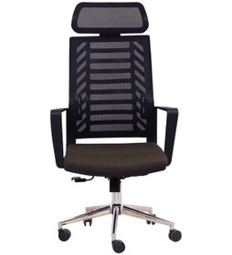 Resim Ege Petek File Yönetici Koltuğu Kahverengi 