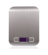 Resim Youmex Gümüş Mutfak Terazi: 10kg/1g Hassasiyet, Şarjlı + Pil Desteği, Abs+paslanmaz Çelik, 48 Saat Kullanim Süresi Gümüş 