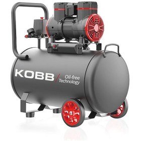 Resim Kobb KBK50S 2.0 Hp 50 L 8 Bar Yağsız Sessiz Taşınabilir Hava Kompresörü 