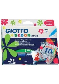 Resim Giotto Decor Textile Kumaş Boyama Kalemi 6 Renk 