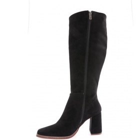 Resim Dgn 3273 Sivri Burun Kadin Topuklu Çizme 3273-2174-R1680 Siyah 