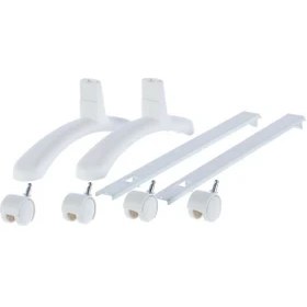 Resim Nobo Tekerlekli Isıtıcı Ayağı Fs-40 Beyaz Materyal ile Kolay Kullanım ve Taşınabilirlik 