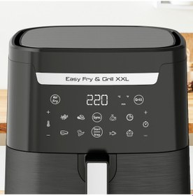 Resim Tefal Easy Fry & Grill EY8018 XXL Siyah Az Yağlı Fritöz 