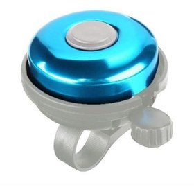 Resim efmues Bisiklet zili Metal Mavi Bisiklet Zili Nostaljik bisiklet zili 