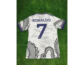 Resim Beyaz Drogon Ejder Ronaldo Futbol Forması 