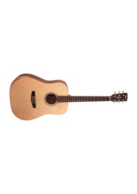 Resim Cort Earth Bevel Cut Op Eğimli Kasa Akustik Gitar Orta/profesyonel Seviye Konforlu Kol Desteği Bevel Cut , Masif Sitka Ladin Kapak Ve Open Pore Doğal Bitiş 