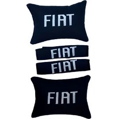 Resim Otomind Fiat Nakışlı Boyun Yastığı Konfor Seti 