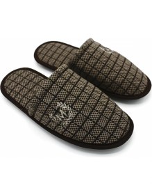 Resim Stwenn Erkek Ev Terliği Kahverengi Misafir Terliği Hafif Yapı ile Konforlu Kullanım 