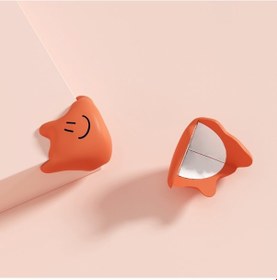 Resim Bebek Masası Köşesi Çarpışma Önleyici Silikon Koruyucu Kapak Turuncu 