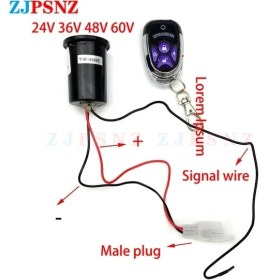 Resim Pengfushop5 Ordu Yeşili Tarzı Ebike Alarm Sistemi 48V 60V 72V Elektrikli Bisiklet Scooter Motosiklet Üç Tekerlekli Bisiklet Ebike Fırçasız Denetleyici Için Iki Anahtarlı (Yurt Dışından) 