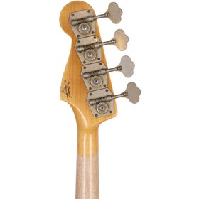 Resim Fender 9235000858 Custom Shop 1961 Jazz Bass Heavy Relic Bas Gitar (aged Olympic White - Gülağacı Klavye) | Custom Shop Serisi 60'lar Dönemi Özellikleri Ve Gerçekçi Eskitilmiş Heavy Relic Görünüm 