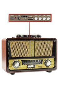 Resim Dynego Şarjlı Nostaljik Radyo M-112bt Usb/sd/mp3/bluetooth 112 