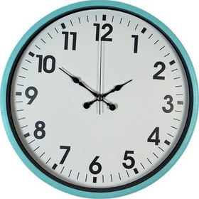 Resim 36 Cm Turkuaz Dekoratif Klasik Duvar Saati Turkuaz 
