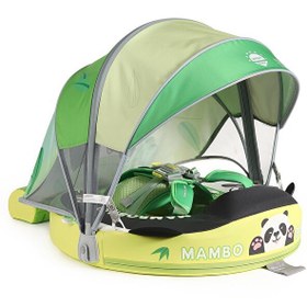 Resim Mambobaby Emniyetli Gölgelikli Ve Ayak Destekli Yüzme Simidi - Panda’s Embrace 