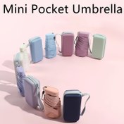 Resim Popüler Çok Renkli Katlanabilir Mini Cep Şemsiyesi, Yüksek Kaliteli Seyahat Şemsiyesi, Hafif ve Taşınabilir Noel, Sevgililer Günü, Anneler Günü, Kadınlar Günü, Ramazan ve Doğum Günü Hediyeleri İçin 