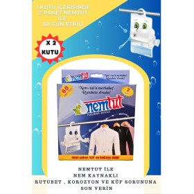 Resim Nemtut Rutubet Giderici Nem Emici Koku Küf ve Korozyon Önleyici 2 Kutu 4 Paket 2 kg 