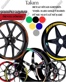 Resim habune CB125R Beyaz yazılı Prim Kalite beyaz pençe Şeritli, Su-Nem Dayanıklıı 