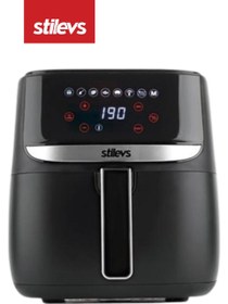 Resim Stilevs AF-700 Airfryer Airtron Sıcak Hava Fritözü - Gümüş 