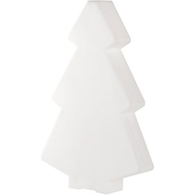 Resim Lightree Beyaz Işıklı Dekoratif Yılbaşı Ağacı (H 100cm) 