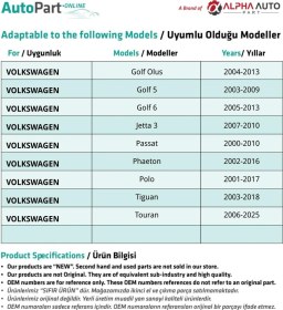 Resim Skoda, Audi, Volkswagen İçin Döşeme Klipsi- 100 Adet 