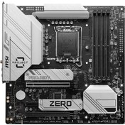 Resim MSI B760M PROJECT ZERO DDR5 7800 MHZ (OC) RGB mATX Anakart 