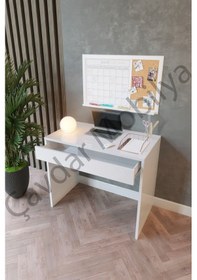 Resim Ofis Çalışma Masası Beyaz 