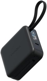 Resim m.tk moveteck Energea MagPac 10.000 mAh, 20W Type-C, Kablosuz Şarj, MagSafe Uyumlu Powerbank, Siyah 