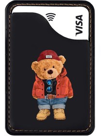 Resim Phucase Oppo A52 A72 A92 A54 A74 A55 A16 A36 A76 A96 A91 Reno 7 Uyumlu Telefon Arkası Kartlık-teddy Bear 