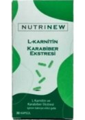 Resim Nutrinew Vitamins Karabiber Extreli L-Karnitin 30 Kapsül 