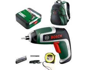 Resim Bosch Ixo 7 Nesil 3.6 V Akülü Mini Vidalama Şarjlı Tornavida, Bosch Sırt Çantası ve Metre 