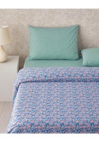 Resim English Home Petit Chamomile Baskılı Tek Kişilik Pike Takımı 150x220 Cm Pembe Çok Renkli 