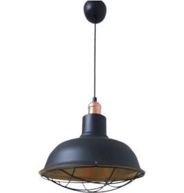 Resim Retro Metal Siyah Dekoratif Bakır Duylu Kafesli Siyah Içi Gold Ka 