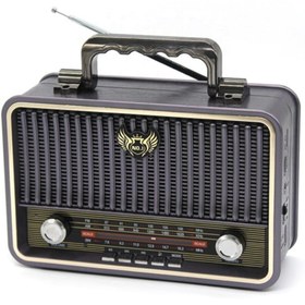 Resim SIGHTZER Md-1908bt Nostaljik Bluetootlu Radyo Siyah 