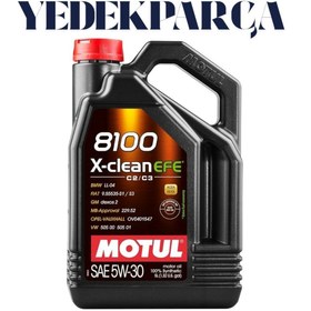Resim MOTORX Motul 8100 X-Clean Efe Sae 5W-30 ( Tam Sentetik ) 1Lt. 