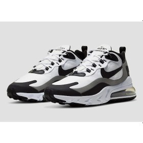 Resim Nike Air Max 270 React Sneaker Erkek Ayakkabı Beyaz - Siyah 