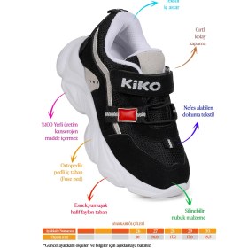 Resim Kiko Kids Denfor Cırtlı Işıklı Faylon Taban Erkek Çocuk Spor Ayakkabı 