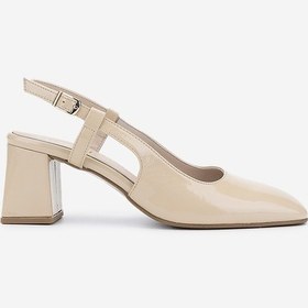 Resim Valmenti Kadın Hakiki Deri Bej Comfort Ayakkabı 611 H62007 Bn Ayk Y25 Beıge Bej 