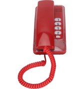 Resim Vkemall Kxt-438 Kablolu Sabit Telefon, Ev/ofis Kullanıma Uygun, Hızlı Flaş Ve Yeniden Çağırma Fonksiyonları, Abs Malzeme, Portatif Duvar Tipi - Kırmızı Telefon Hattı Rengi Rastgele 