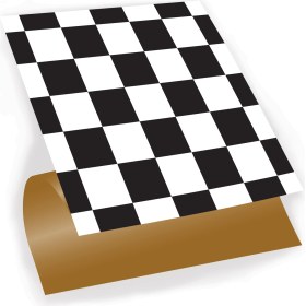 Resim Tink Kendinden Yapışkanlı Dama Desenli Pvc Karo 30X30 cm (56 Adet) 5m2 