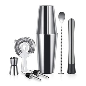 Resim Vosco VSC-700B 7 Parça Boston Shaker Kokteyl Seti, 750 ml 